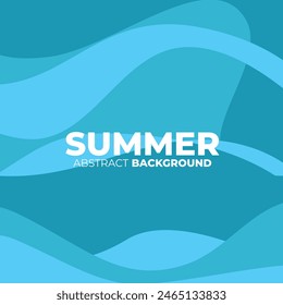 Vector colorful fluid and liquid abstract background for summer collection. Blue colors. Eps10