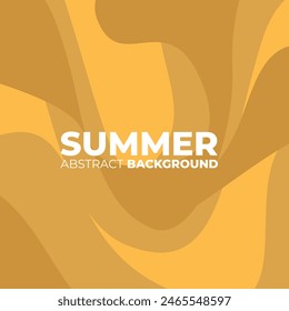 Vector colorful fluid and liquid abstract background for summer collection. Yellow, Orange colors. Eps10