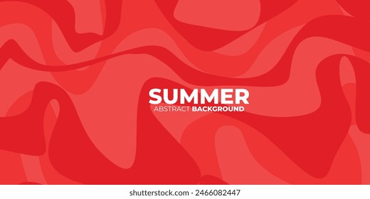Vector colorido líquido y líquido fondo abstracto. Ilustración creativa para póster promocional, Web, página, portada, anuncio, tarjeta. Colores rojos. Eps10