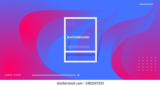 Vector colorful fluid and liquid gradient pattern background for banner, poster, backdrop, digital landing page.
