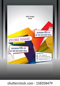 Vector Colorful Flyer Design Vector illustration 