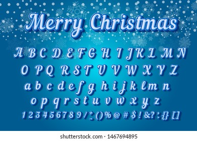 Vector colorful font modern typography. 3d alphabet slanted sans serif style for party poster, promotion, kids book, greeting card, t shirt, sale, printing on fabric, decoration, stamp, special offer