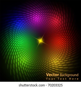 Vector colorful funnel background esp10