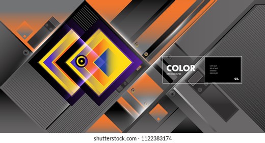 Vector colorful geometric background. Dynamic shapes layout composition for banner and poster in Eps10.