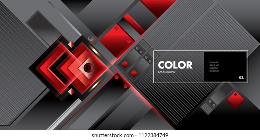 Vector colorful geometric background. Dynamic shapes layout composition for banner and poster in Eps10.