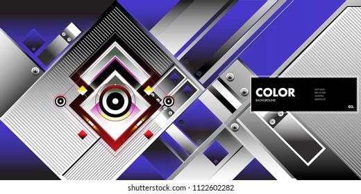 Vector colorful geometric background. Dynamic shapes layout composition for banner and poster in Eps10.
