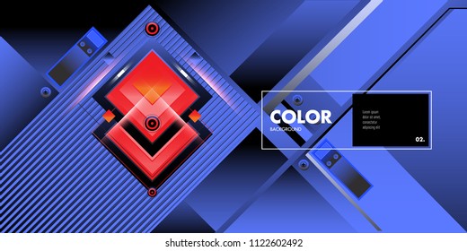 Vector colorful geometric background. Dynamic shapes layout composition for banner and poster in Eps10.
