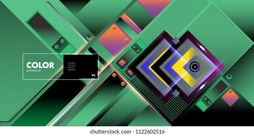 Vector colorful geometric background. Dynamic shapes layout composition for banner and poster in Eps10.
