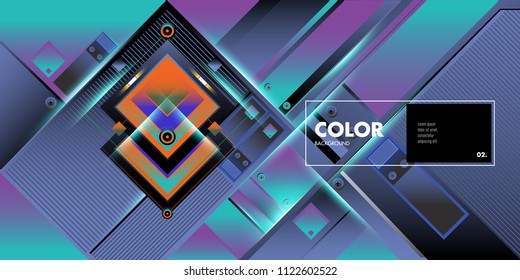 Vector colorful geometric background. Dynamic shapes layout composition for banner and poster in Eps10.
