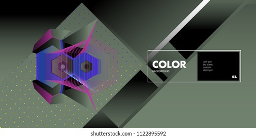 Vector colorful geometric background. Dynamic shapes layout composition for banner and poster in Eps10.
