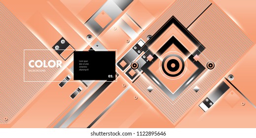 Vector colorful geometric background. Dynamic shapes layout composition for banner and poster in Eps10.
