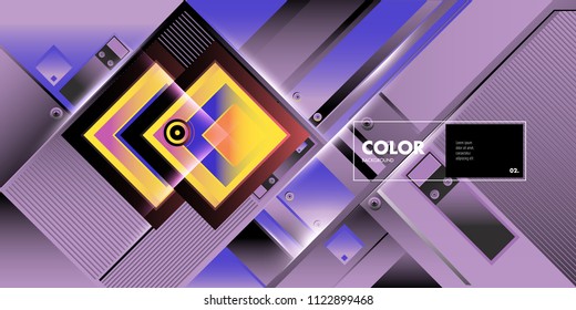 Vector colorful geometric background. Dynamic shapes layout composition for banner and poster in Eps10.
