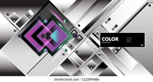 Vector colorful geometric background. Dynamic shapes layout composition for banner and poster in Eps10.