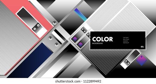 Vector colorful geometric background. Dynamic shapes layout composition for banner and poster in Eps10.