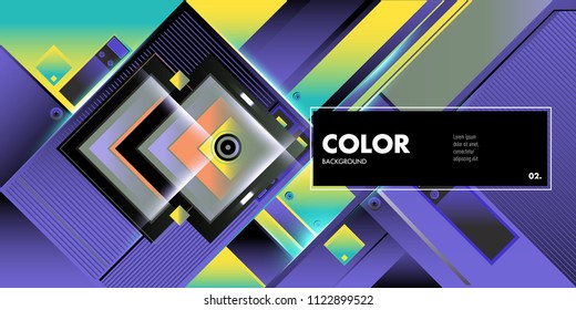 Vector colorful geometric background. Dynamic shapes layout composition for banner and poster in Eps10.