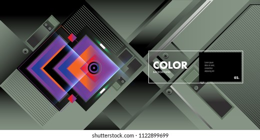 Vector colorful geometric background. Dynamic shapes layout composition for banner and poster in Eps10.
