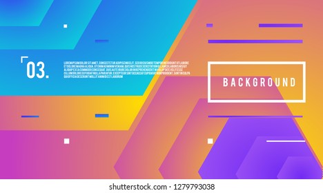 Vector  Colorful Geometric Background for Website  Landing Page and Presentation.