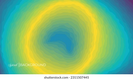 Vektorbunter, geometrischer Spiralhintergrund