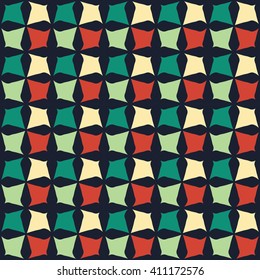 Vector colorful geometry pattern squares. creative art deco. hipster fashion print