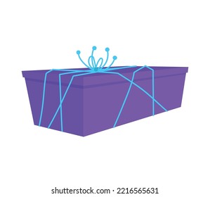 Vector colorful gift boxe with ribbon and bow.

