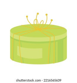 Vector colorful gift boxe with ribbon and bow.
