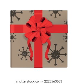 Vector colorful gift boxe with ribbon and bow.
