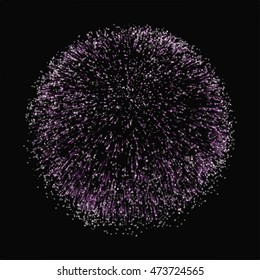 Vector colorful glitter splash, Sparkling background