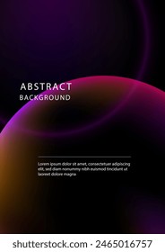 Vector colorful gradient abstract poster background template