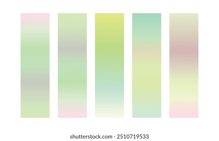 colección colorida del gradiente del Vector, sistema del elemento del sistema del color del gradiente