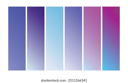 colección colorida del gradiente del Vector, sistema del elemento del sistema del color del gradiente