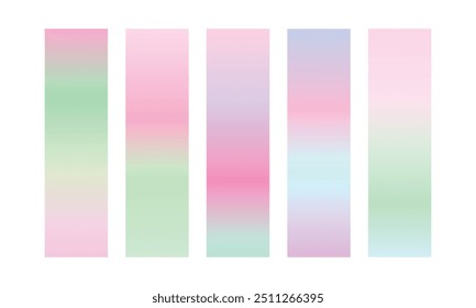 colección colorida del gradiente del Vector, sistema del elemento del sistema del color del gradiente