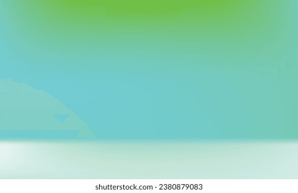 Vector colorful gradient studio backdrop with empty space for your content.