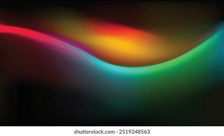 Vetor colorido gradiente trendy fundo abstrato