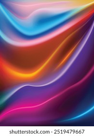 Fondo de moda de gradiente colorido de Vector abstracto