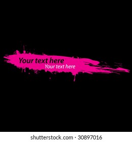 Vector colorful grunge banner