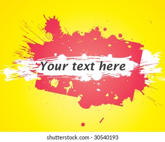 Vector colorful grunge banner.  Look at my portfolio to see more vectors.