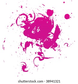 Vector colorful grunge banners (brushes)