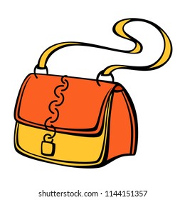 vector colorful handbag