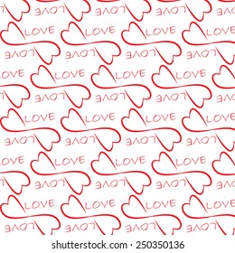 Vector of colorful Heart Pattern for Background design.