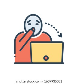 Vector colorful icon for astounding