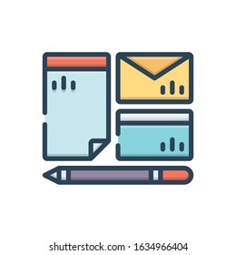 Vector colorful icon for branding