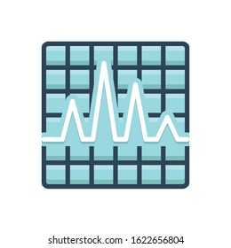 Vector Colorful Icon For Chromatography