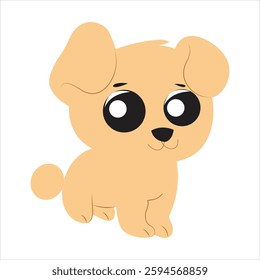 Vector colorful icon for dog