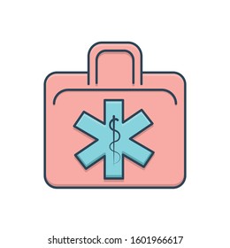 Vector colorful icon for ems