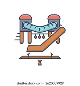 Vector colorful icon for kid playground