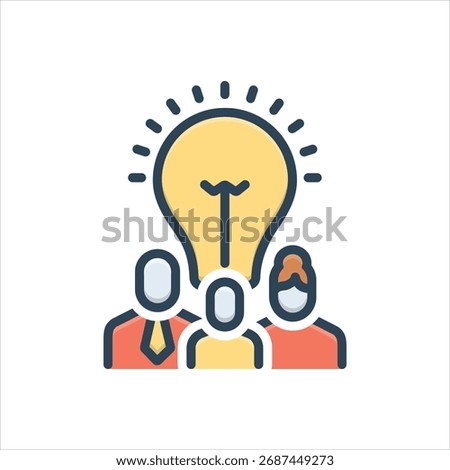 Vector colorful icon for parenting wisdom