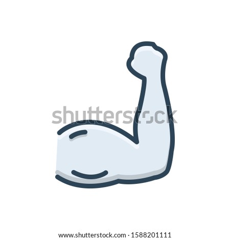 Vector colorful icon for powerfull
