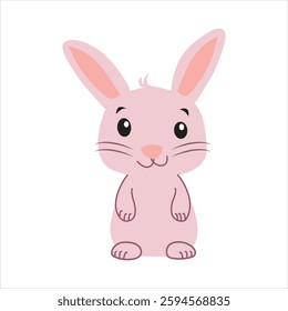 Vector colorful icon for rabbit