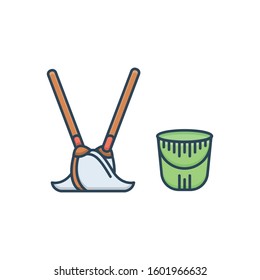 Vector colorful icon for sanitary