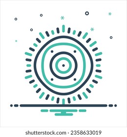 Icono de color vectorial para sonidos